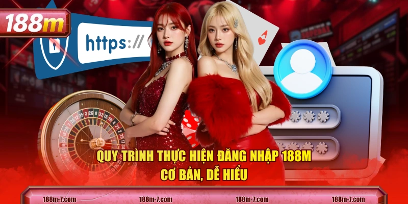Quy trình thực hiện đăng nhập 188M cơ bản, dễ hiểu